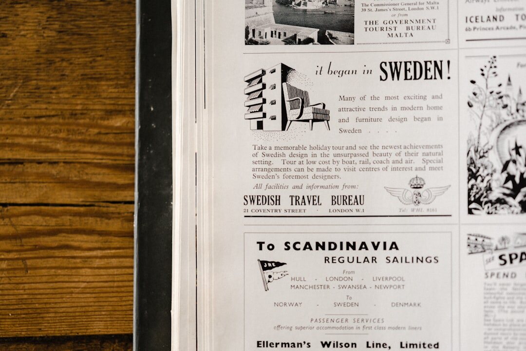 vintage newspaper ad